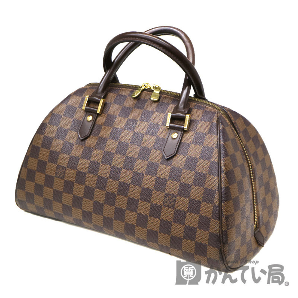 LOUIS VUITTON Rivera Handbag Damier Ebene Brown